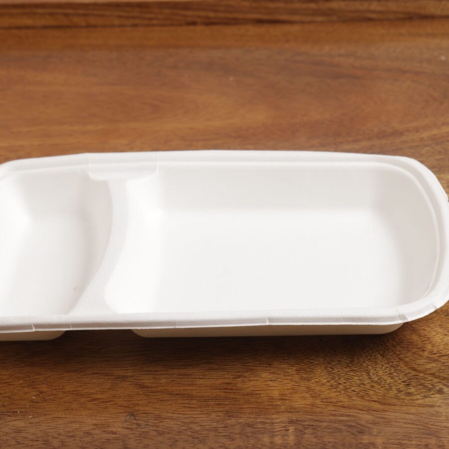 10×6 2-Compartment Clamshell